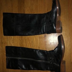 Coach equestrian knee high boots